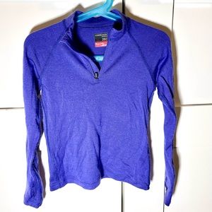 Kids' Merino 260 Tech Long Sleeve Half Zip Thermal Top. Size 6 yrs 116cm.